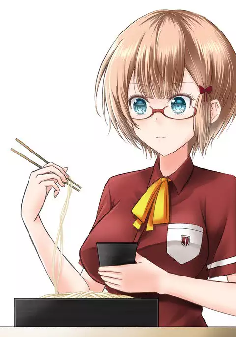 うどんを食べる理珠