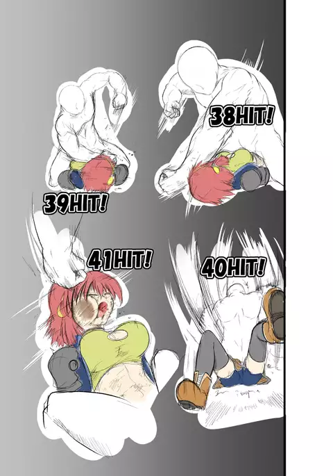 rough sketch of blow ryona