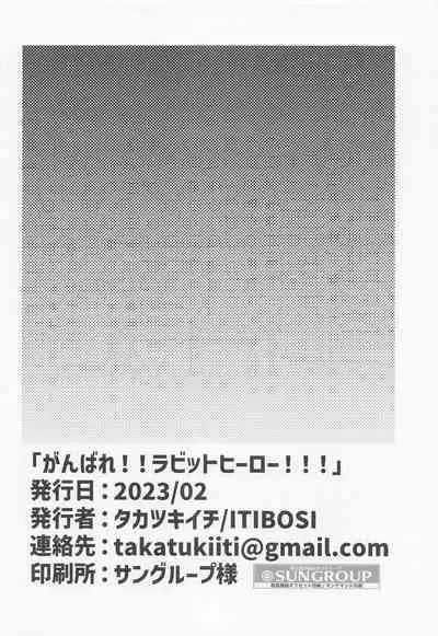 Ganbare!! Rabbit Hero!!! | Hang in there, Rabbit Hero!