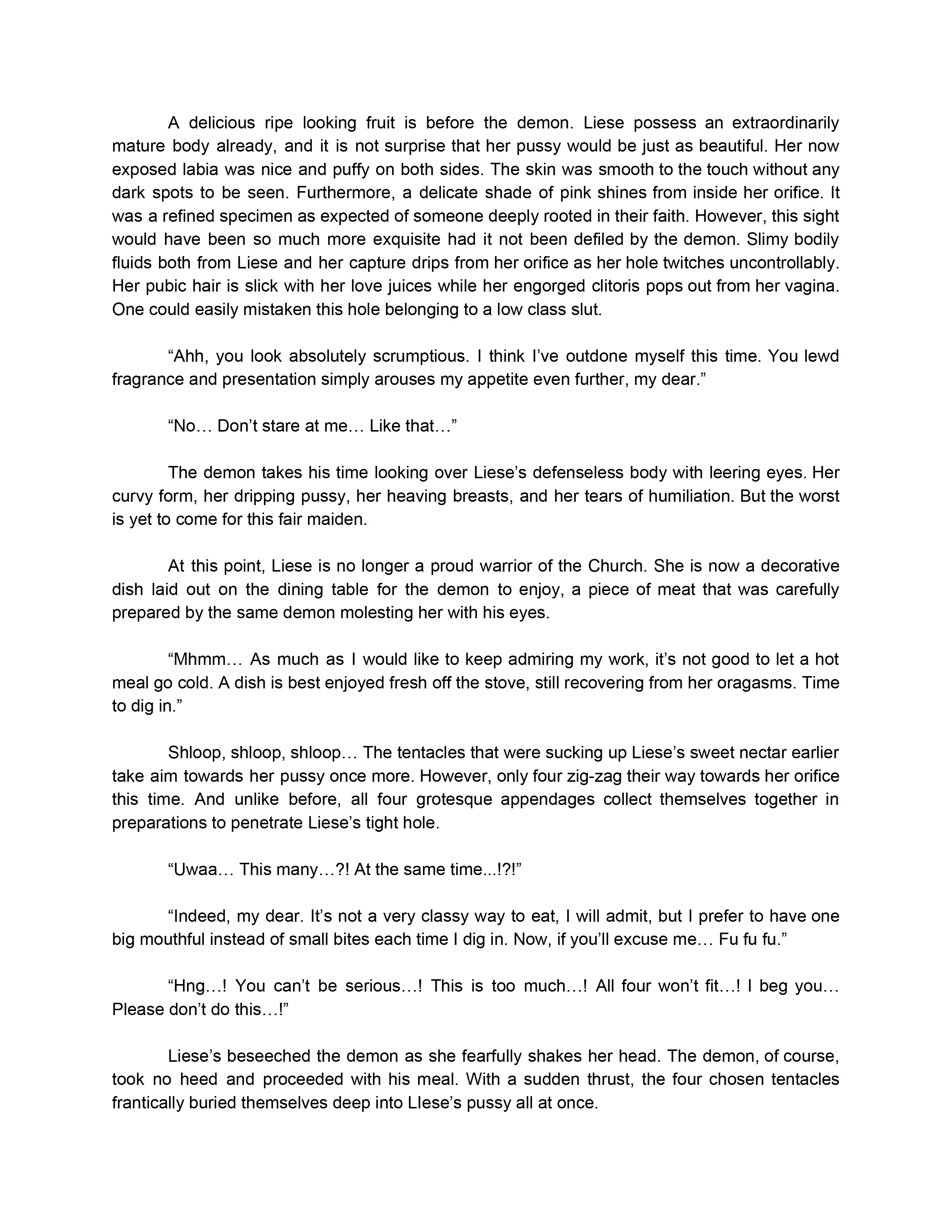 Liese Within the Hellish Slimy Prison: Appetizer Complete