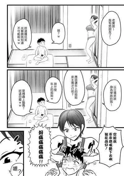 ボーイッシュの姉に練習台として搾られた