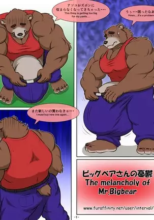 The melancholy of Mr. Bigbear