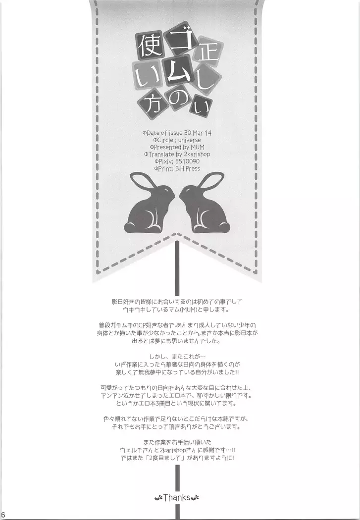 Tadashii Gomuno Tsukaikata