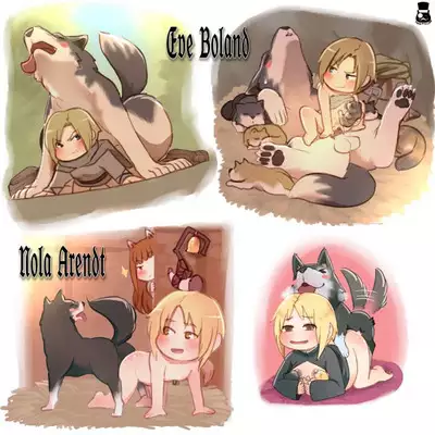 Color of Forest and Wolf