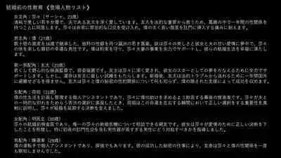 Premarital Sex Education《Casting List》