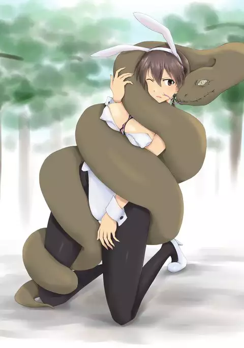 蛇とお姉ちゃん。