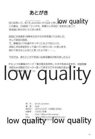 (C85) [8×4 Junction (Hadi)] エリチカ、お漏らしする!!! (ラブライブ!)