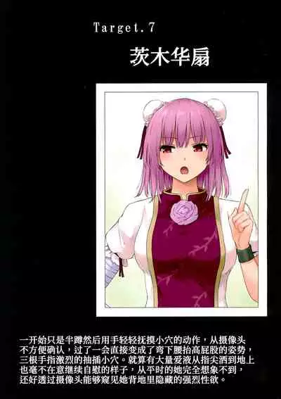 (C99) [Tekomenchi (Techi)] Gensatsu - Gensou Shoujo Jii Tousatsuroku (Touhou Project) [Chinese] [甜族星人x我不看本子个人汉化]