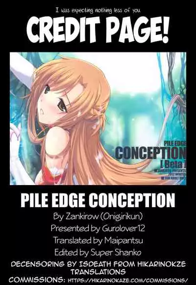 PILE EDGE CONCEPTION