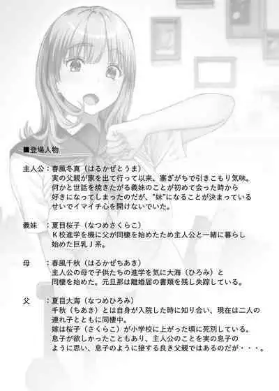 お兄ちゃんだけど、ホントのお兄ちゃんじゃないからエッチなこともデキるもん!